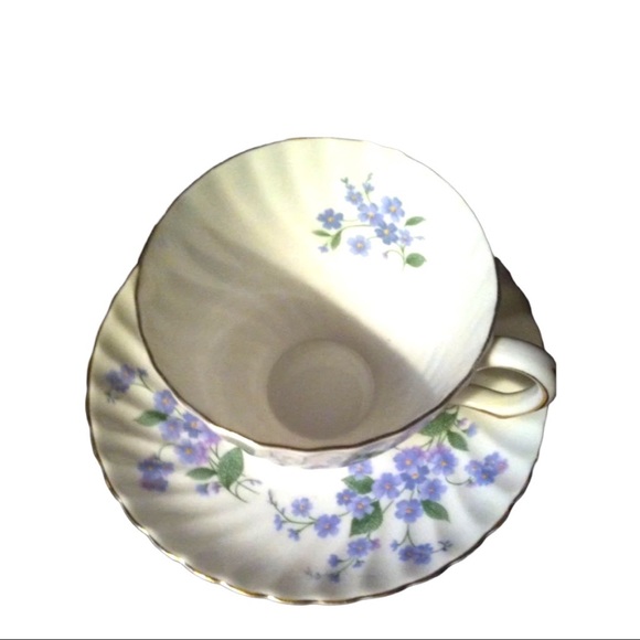 Adderley English vintage Finebone China cup saucer desert salad plate (set of 3) - Picture 9 of 12